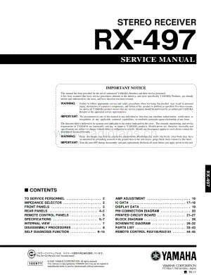 Yamaha-RX-497-Service-Manual电路原理图.pdf