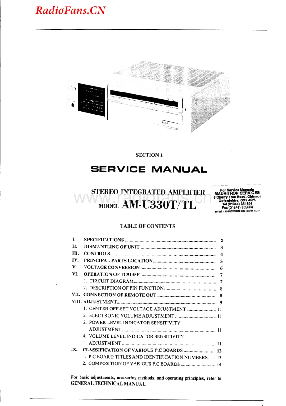 Akai-AMU330TL-int-sm维修电路图 手册.pdf_第3页