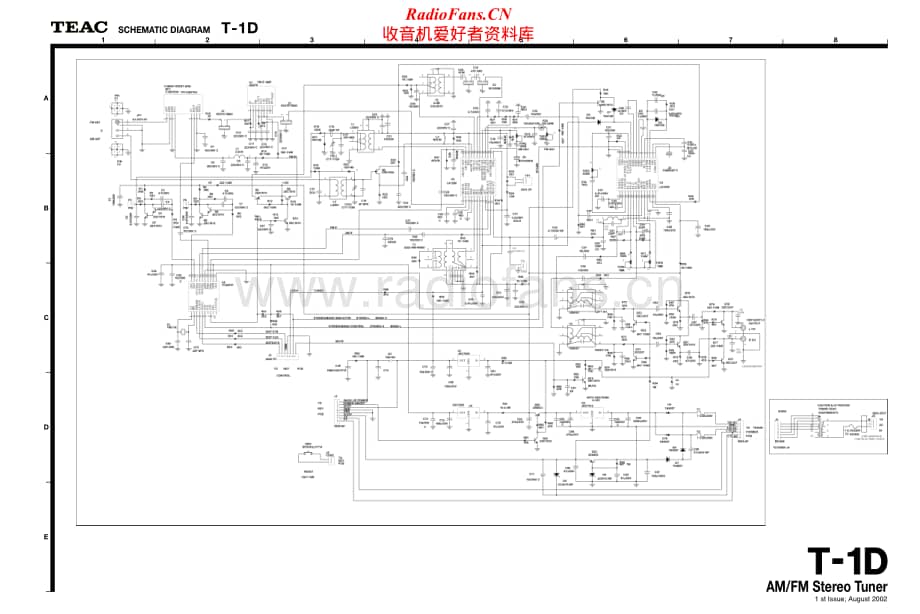 Teac-T-1D-Schematic电路原理图.pdf_第1页