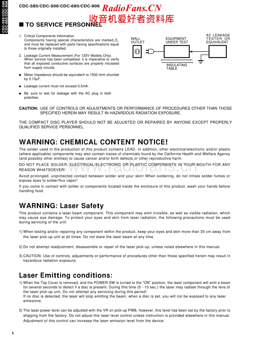 Yamaha-CDC-906-Service-Manual电路原理图.pdf_第2页