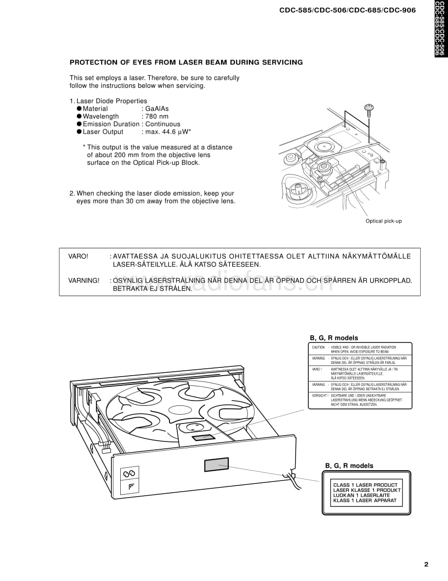 Yamaha-CDC-906-Service-Manual电路原理图.pdf_第3页