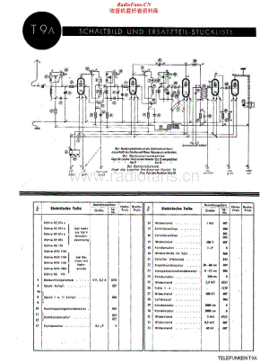 Telefunken-T9-A-Schematic电路原理图.pdf
