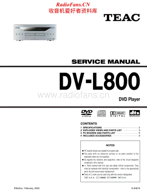 Teac-DV-L800-Service-Manual电路原理图.pdf