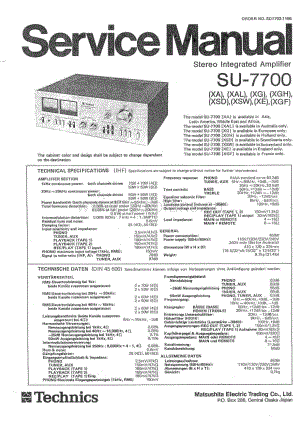 Technics-SU-7700-Service-Manual电路原理图.pdf