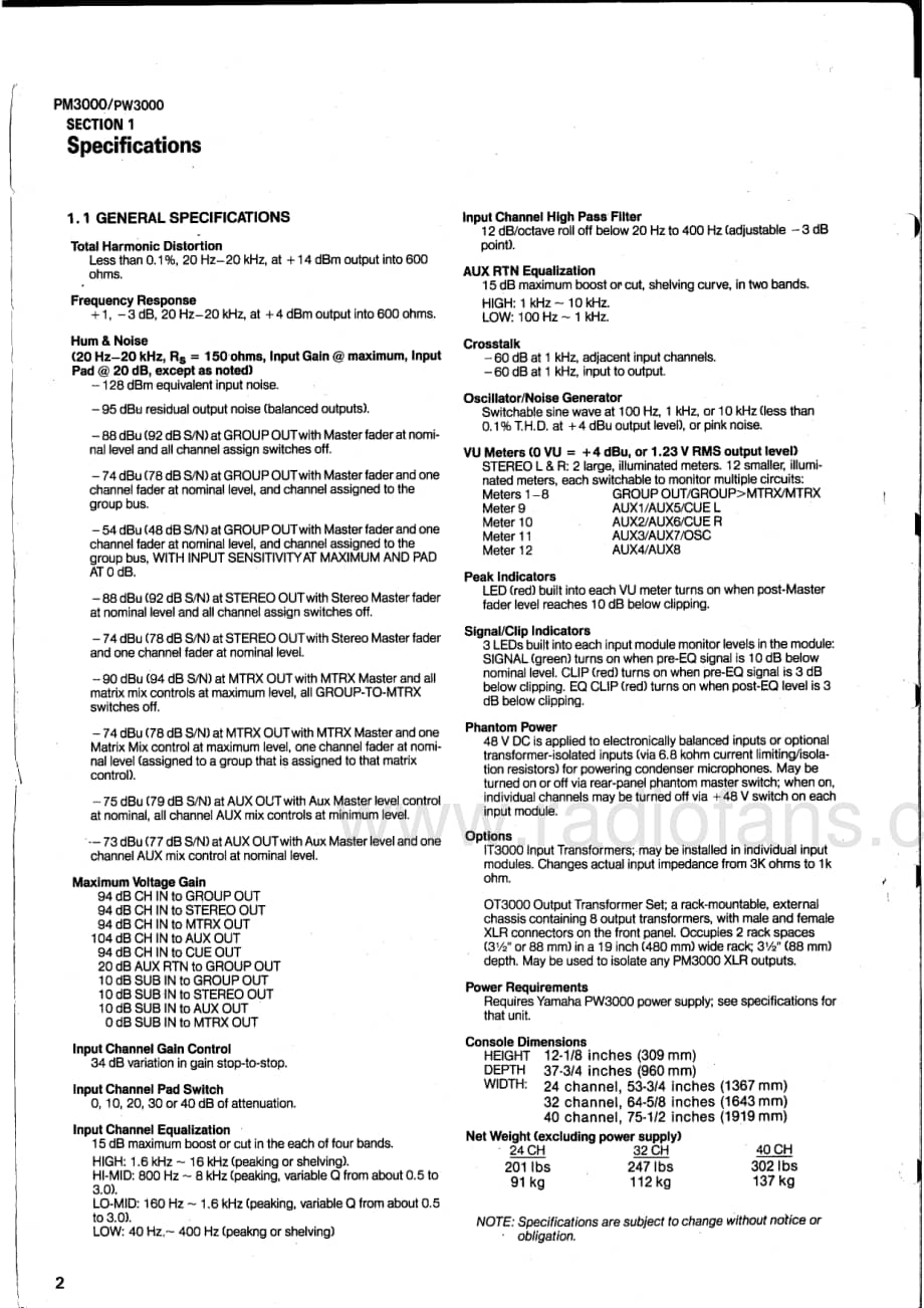 Yamaha-PM-3000-Service-Manual电路原理图.pdf_第3页