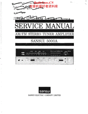 Technics-5000-A-Service-Manual电路原理图.pdf
