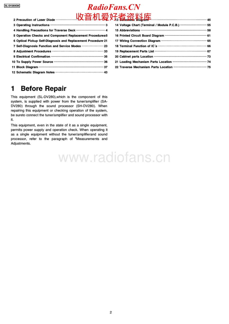 Technics-SLDV-280-GN-Service-Manual电路原理图.pdf_第2页