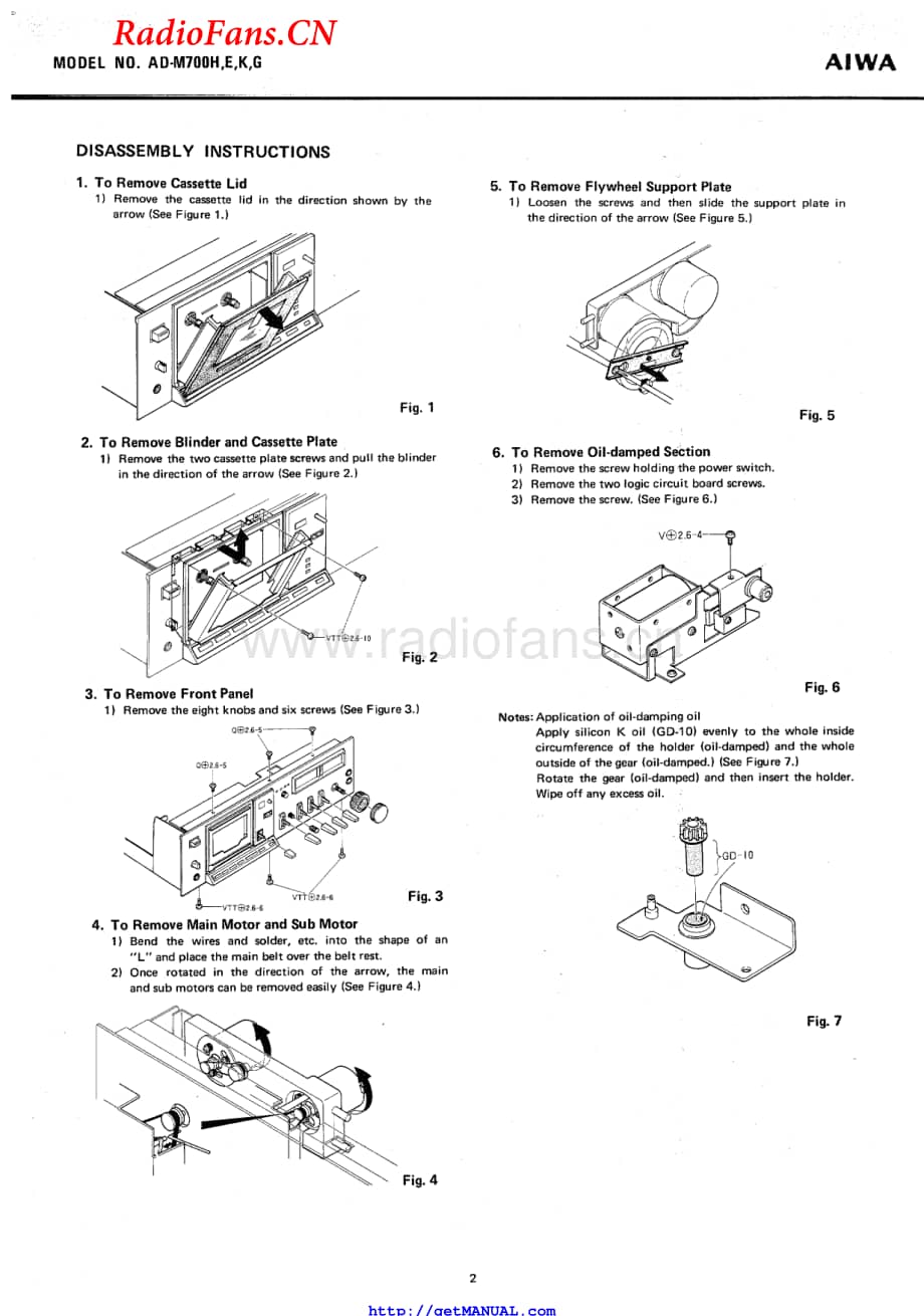 Aiwa-ADM700G-tape-sm维修电路图 手册.pdf_第2页