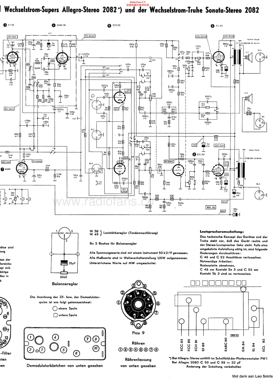 Telefunken-Allegro-2082-Schematic电路原理图.pdf_第2页