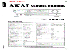 Akai-AAV25L-avr-sm维修电路图 手册.pdf