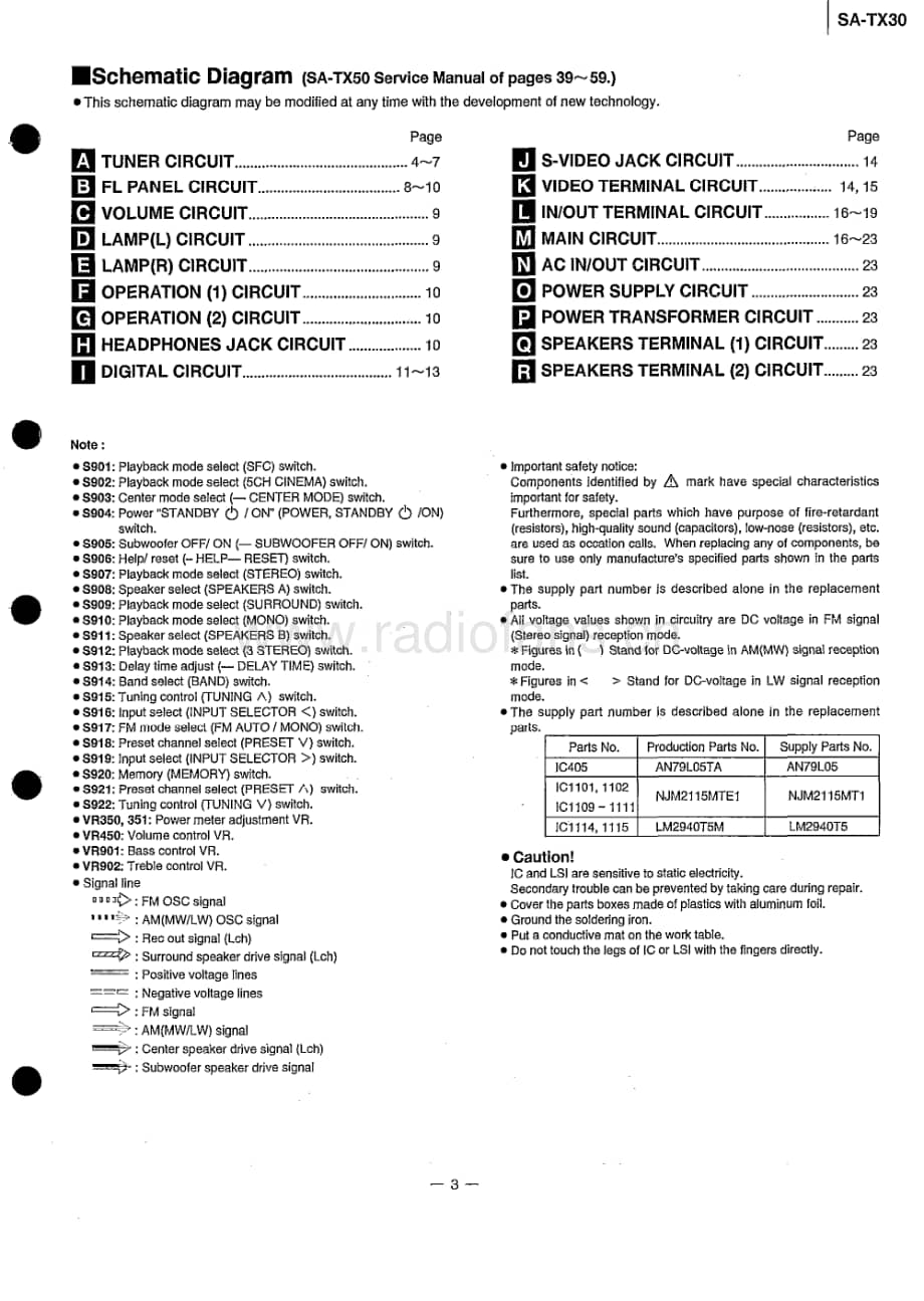 Technics-SATX-30-Service-Manual电路原理图.pdf_第3页