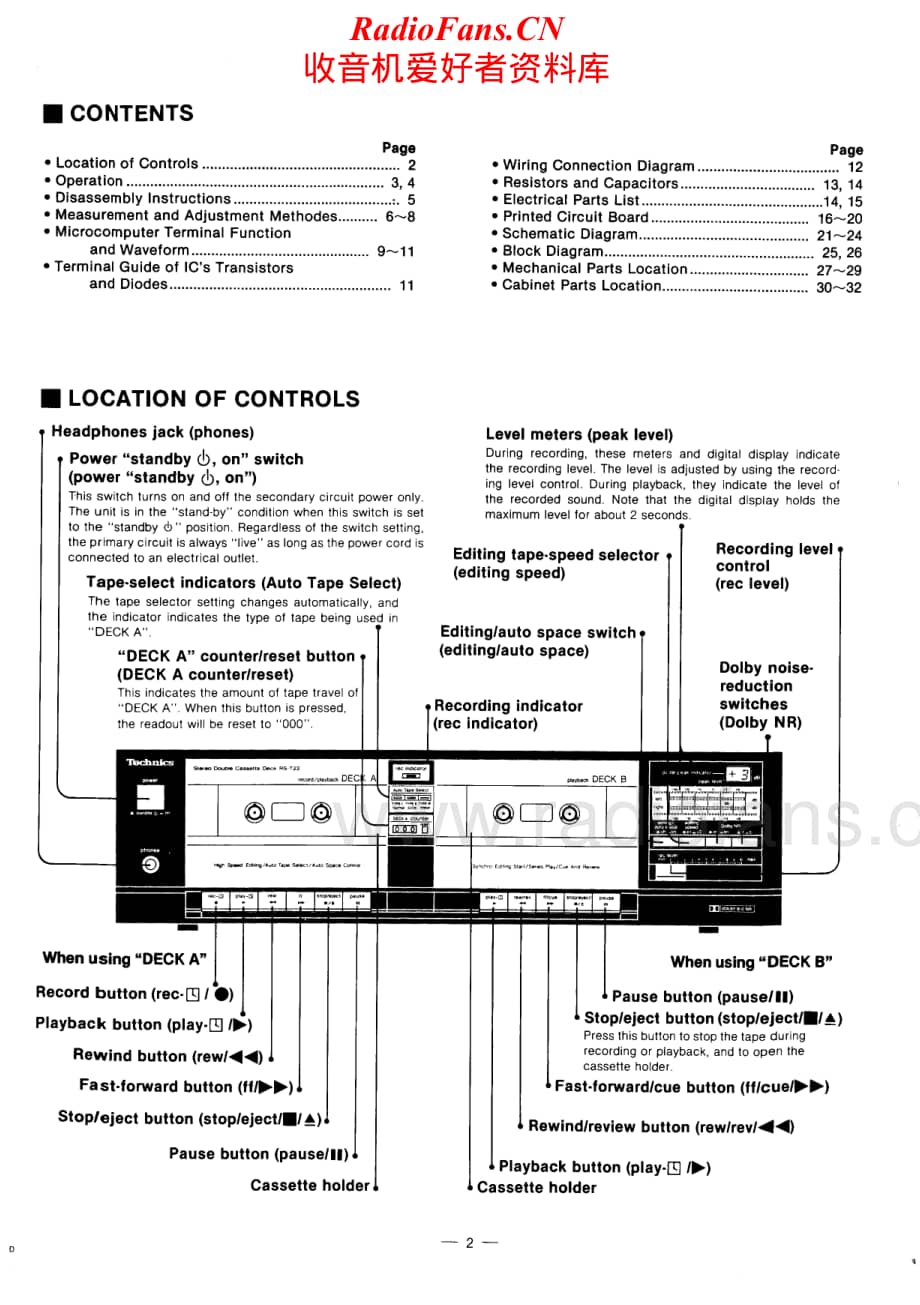 Technics-RST-22-Service-Manual电路原理图.pdf_第2页