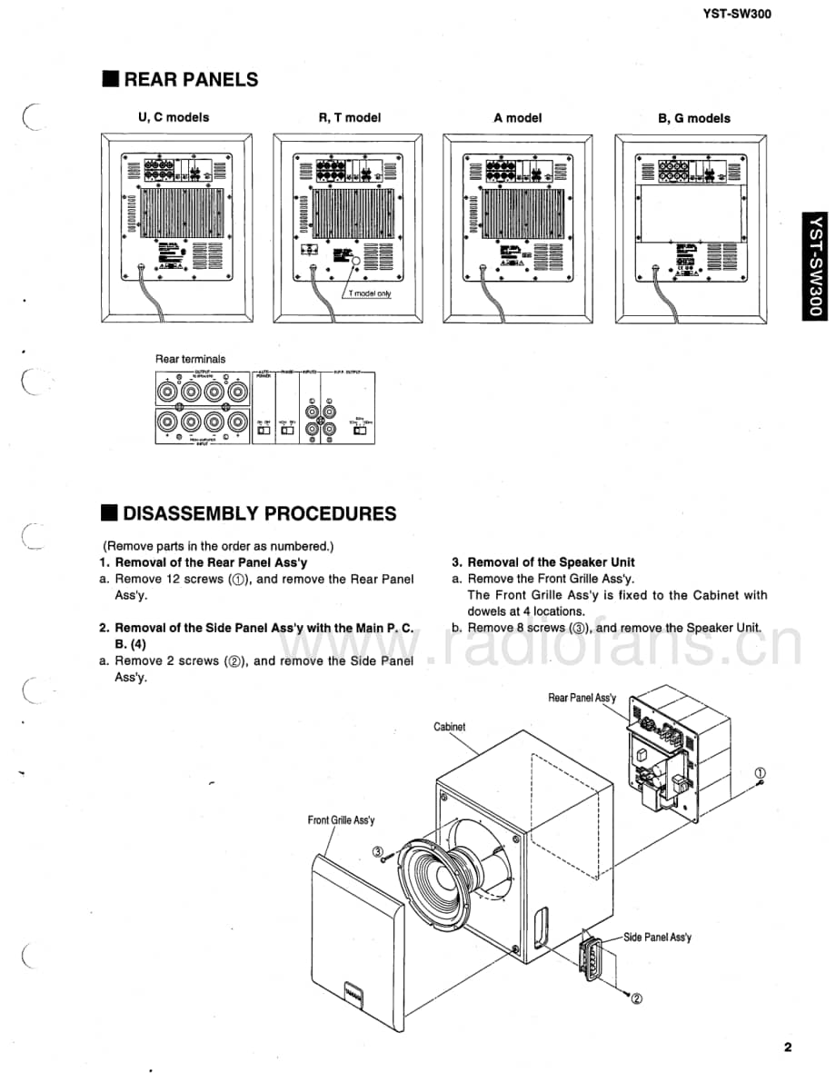 Yamaha-YSTSW-300-Service-Manual电路原理图.pdf_第3页