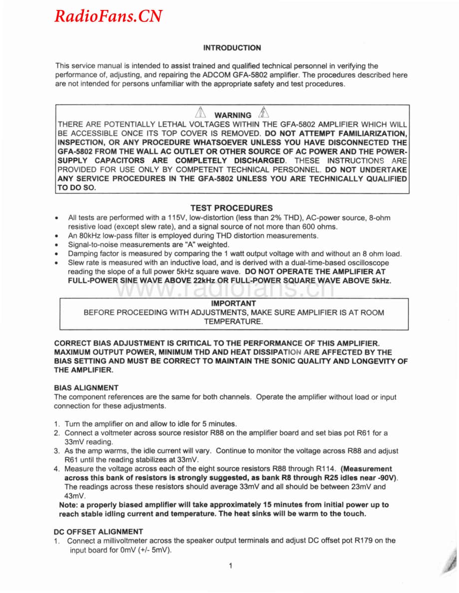 Adcom-GFA5802-pwr-sm维修电路图 手册.pdf_第2页