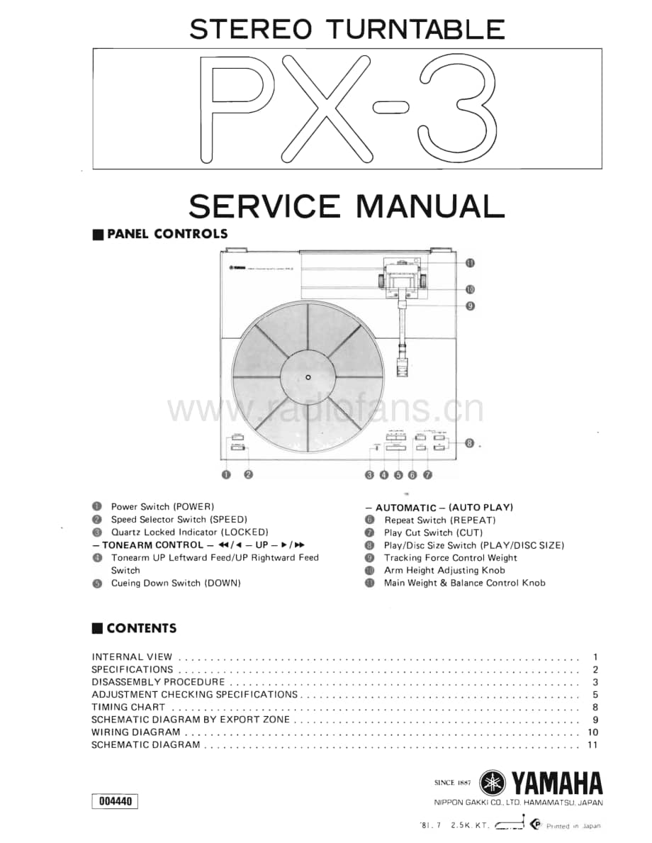 Yamaha-PX-3-Service-Manual电路原理图.pdf_第1页