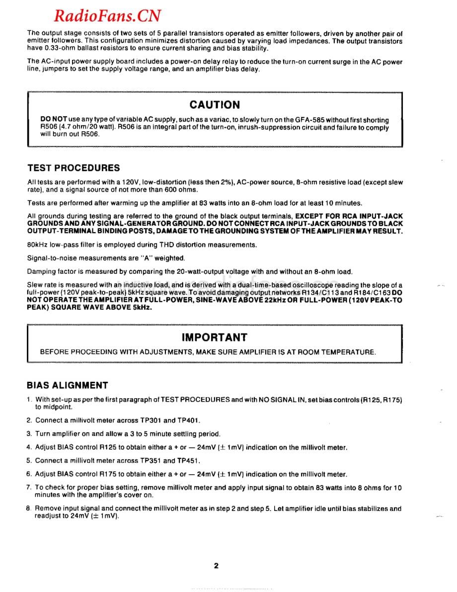 Adcom-GFA585-pwr-sm维修电路图 手册.pdf_第3页