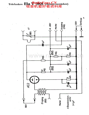 Telefunken-Ela-V5021-Schematic电路原理图.pdf