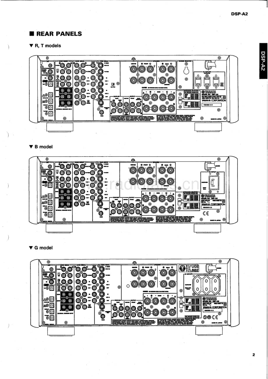 Yamaha-DSPA-2-Service-Manual-part-1电路原理图.pdf_第3页