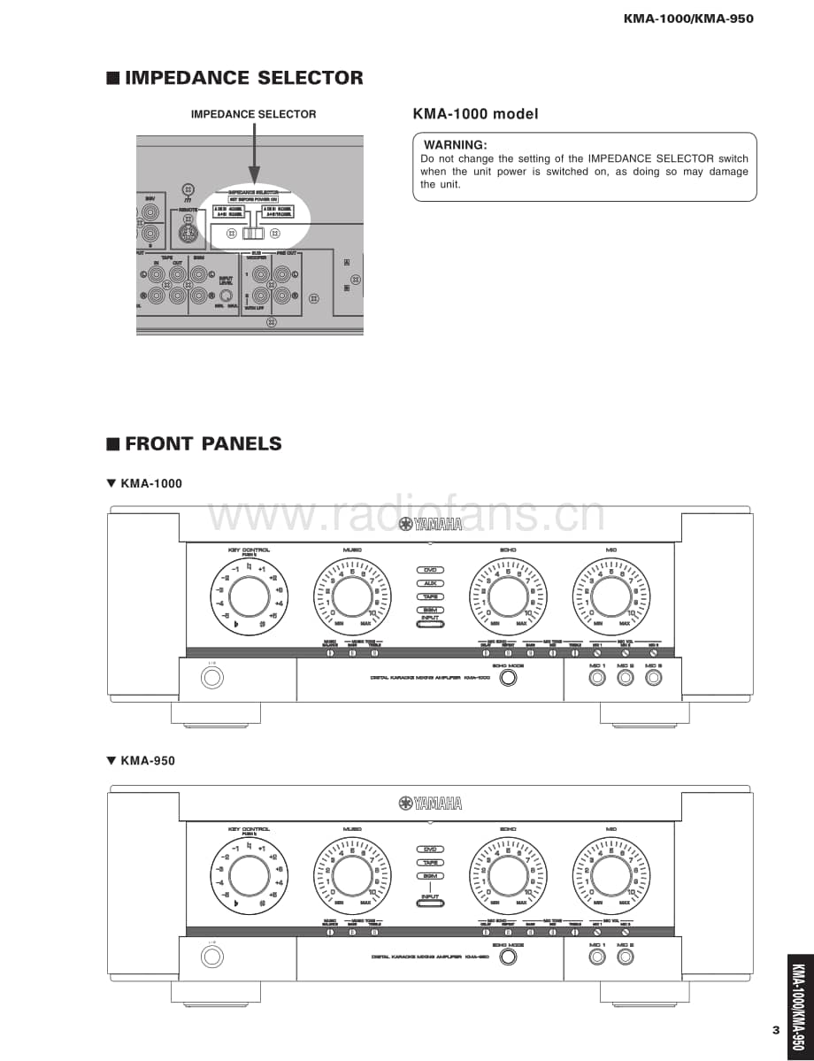 Yamaha-KMA-1000-Service-Manual电路原理图.pdf_第3页