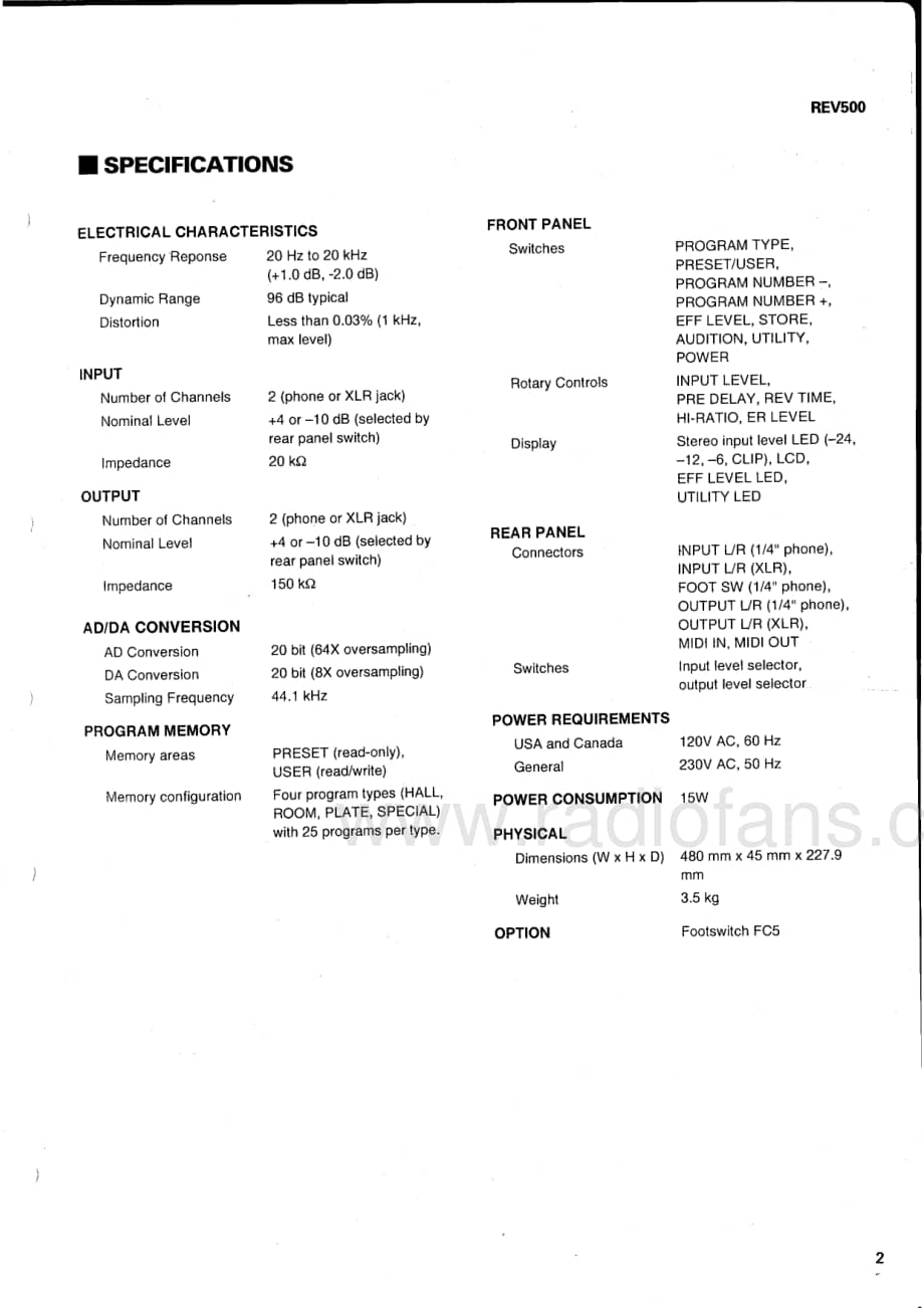 Yamaha-REV-500-Service-Manual电路原理图.pdf_第3页