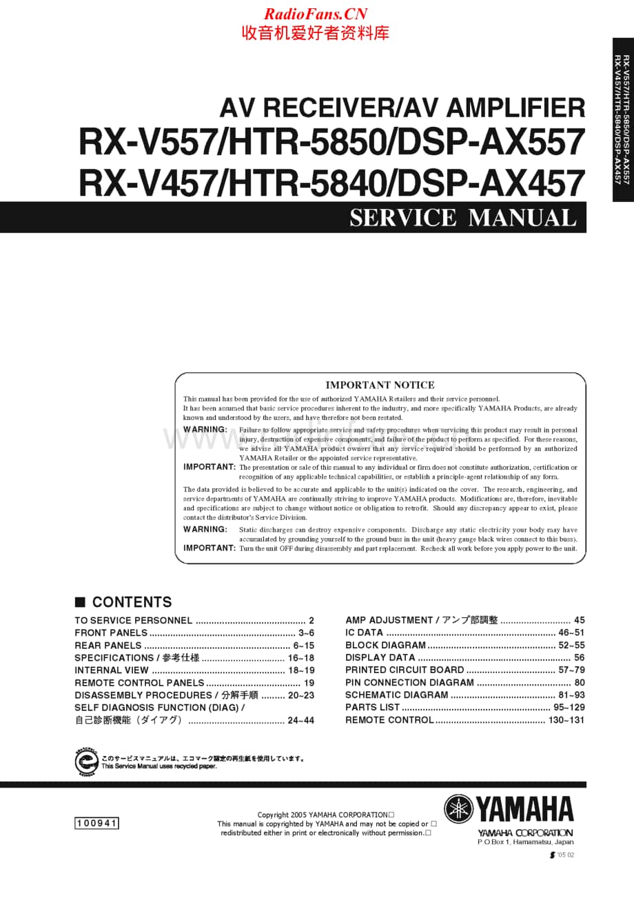 Yamaha-HTR-5840-5850-Service-Manual (1)电路原理图.pdf_第1页