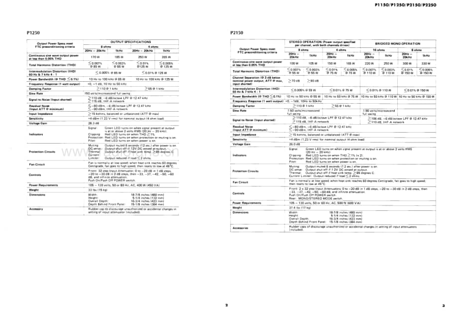 Yamaha-P-2150-Service-Manual电路原理图.pdf_第3页