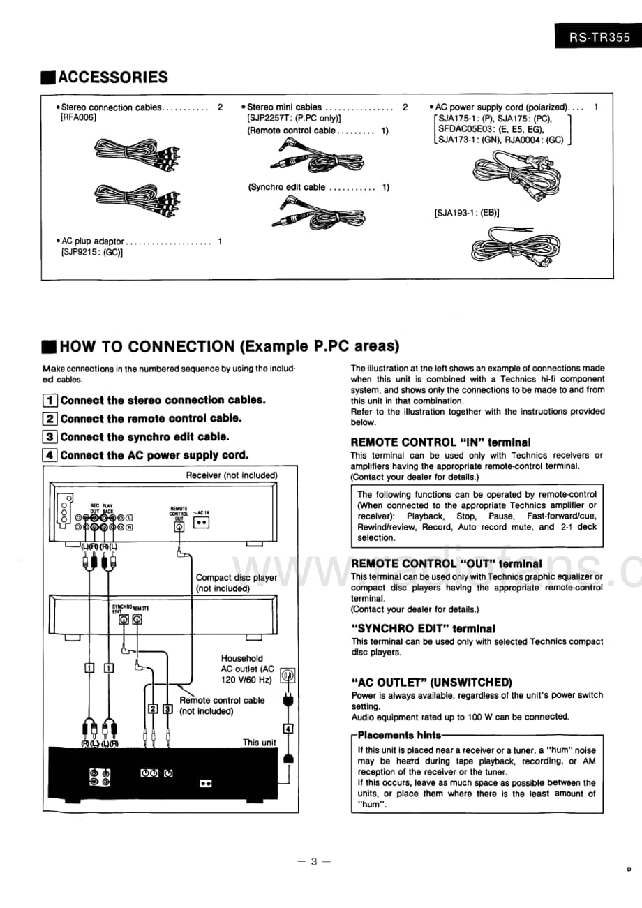 Technics-RSTR-355-Service-Manual电路原理图.pdf_第3页