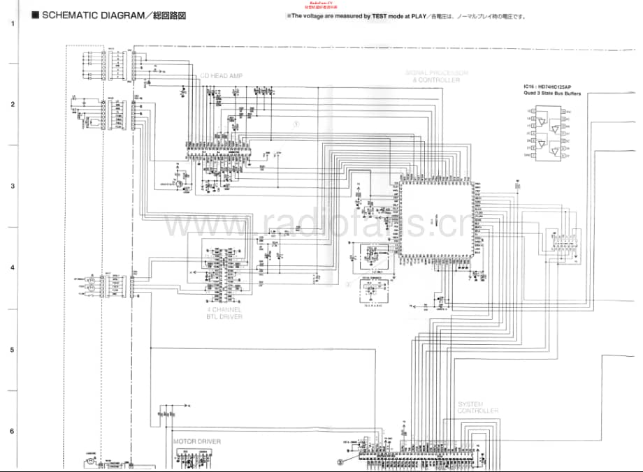 Yamaha-CDX-390-Schematic电路原理图.pdf_第1页