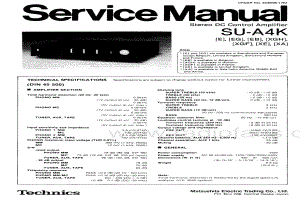 Technics-SUA-4-K-Service-Manual电路原理图.pdf