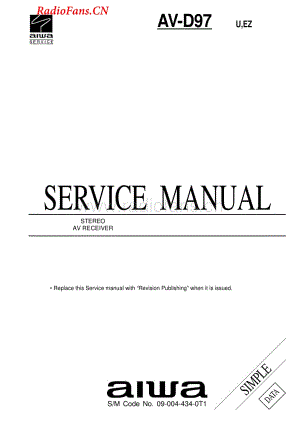 Aiwa-AVD97-avr-sm维修电路图 手册.pdf