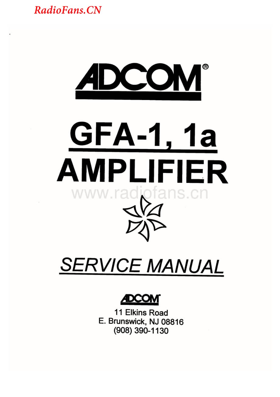 Adcom-GFA1A-pwr-sm维修电路图 手册.pdf_第1页