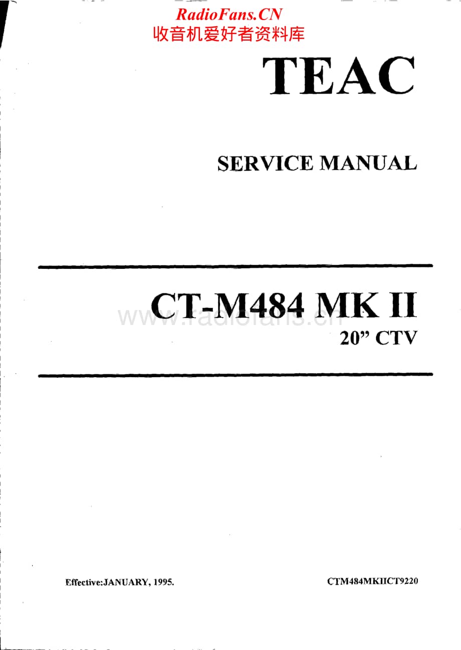 Teac-CT-M484-Mk2-Service-Manual电路原理图.pdf_第1页