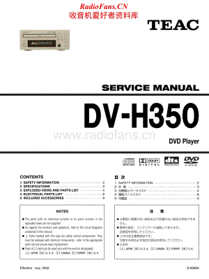 Teac-DV-H350-Service-Manual电路原理图.pdf