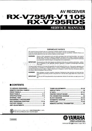 Yamaha-RV-1105-Service-Manual电路原理图.pdf