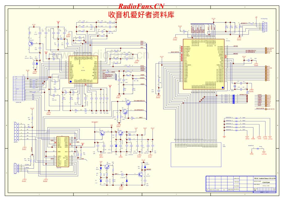 Teac-CD-P1260-Schematic电路原理图.pdf_第1页