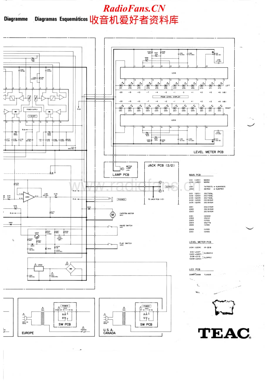 Teac-V-44C-Schematic电路原理图.pdf_第2页