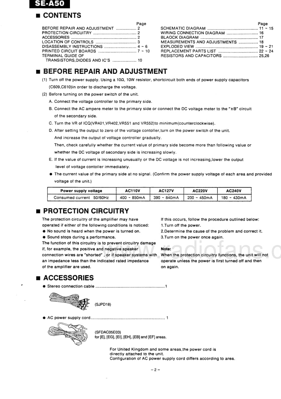 Technics-SEA-50-Service-Manual电路原理图.pdf_第2页