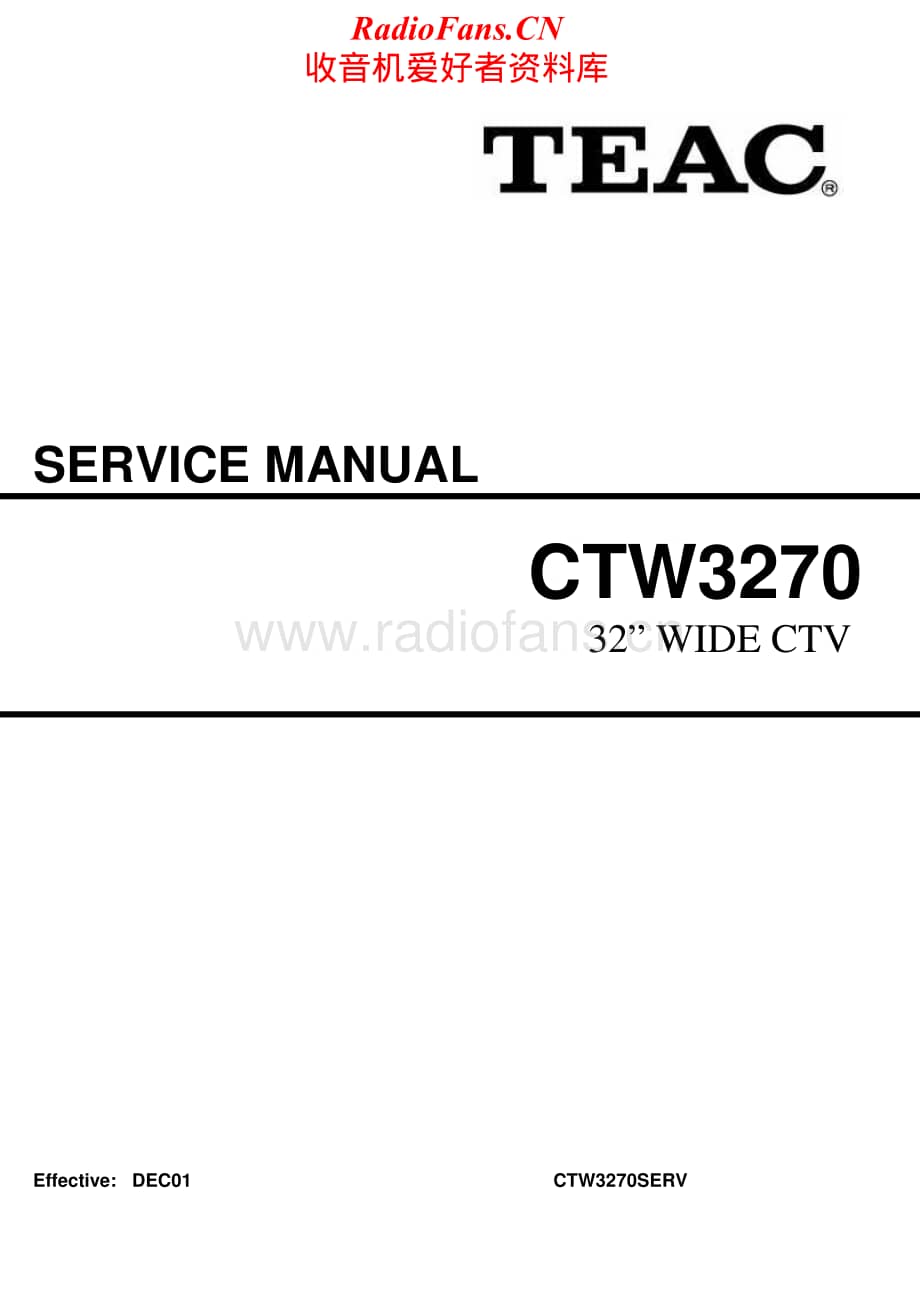 Teac-CT-W3270-Service-Manual电路原理图.pdf_第1页