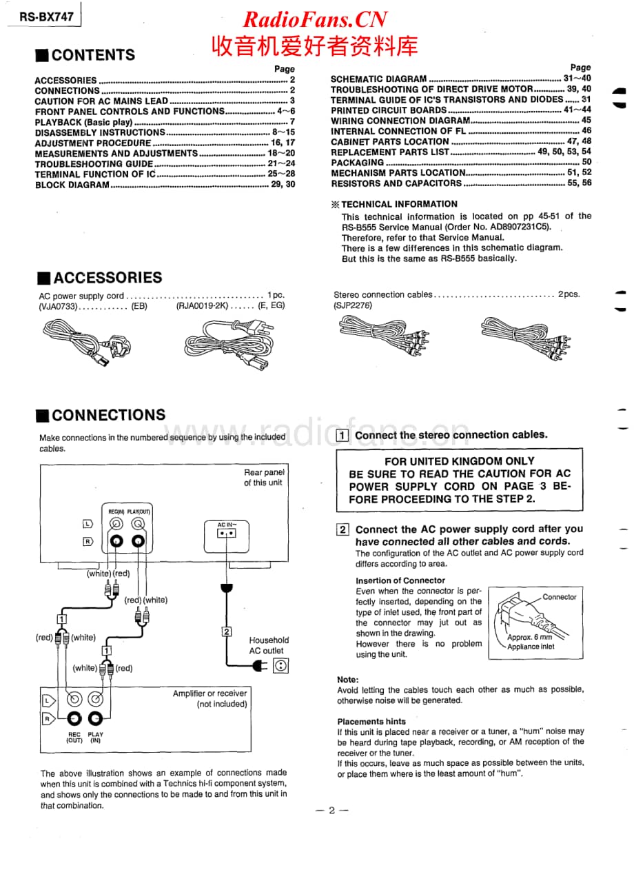 Technics-RSBX-747-Service-Manual电路原理图.pdf_第2页