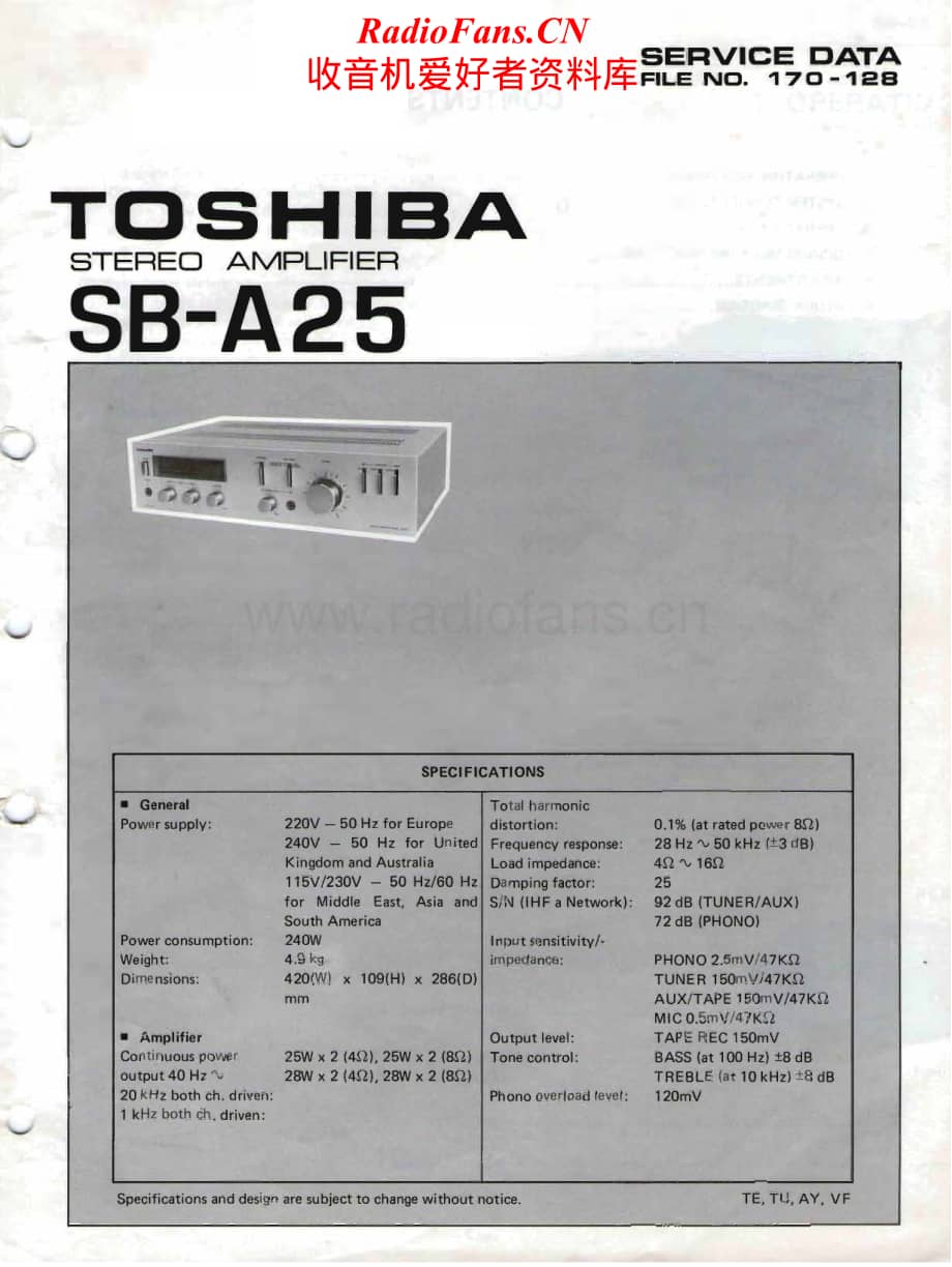 Toshiba-SB-A25-Service-Manual电路原理图.pdf_第1页