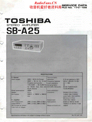 Toshiba-SB-A25-Service-Manual电路原理图.pdf