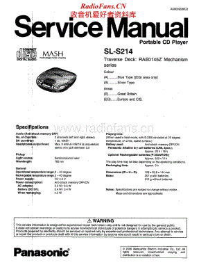 Technics-SLS-214-Service-Manual电路原理图.pdf