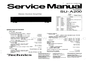 Technics-SUA-200-Service-Manual电路原理图.pdf