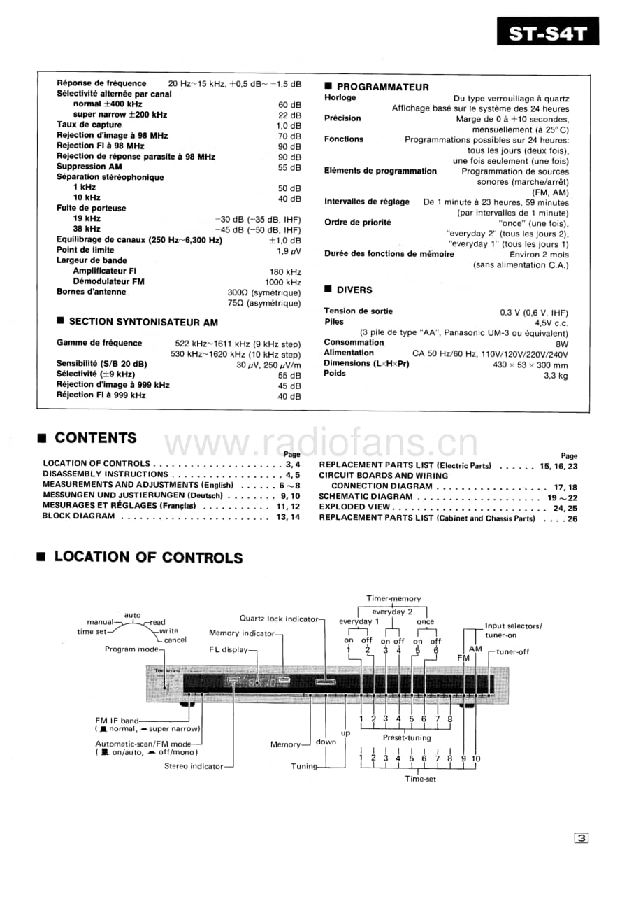 Technics-STS-4-T-Service-Manual电路原理图.pdf_第3页