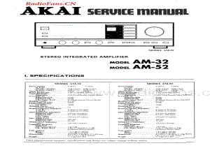 Akai-AM52-int-sm维修电路图 手册.pdf