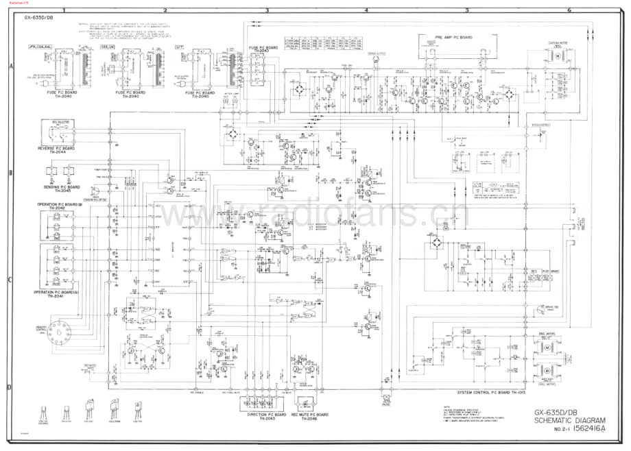 Akai-GX635DB-tape-sm1维修电路图 手册.pdf_第1页