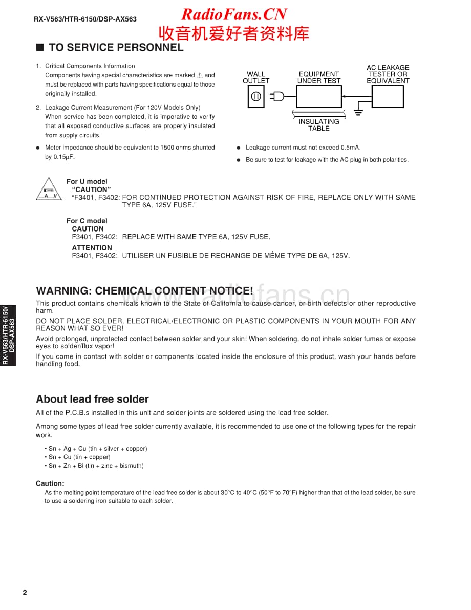 Yamaha-DSPAX-563-Service-Manual电路原理图.pdf_第2页