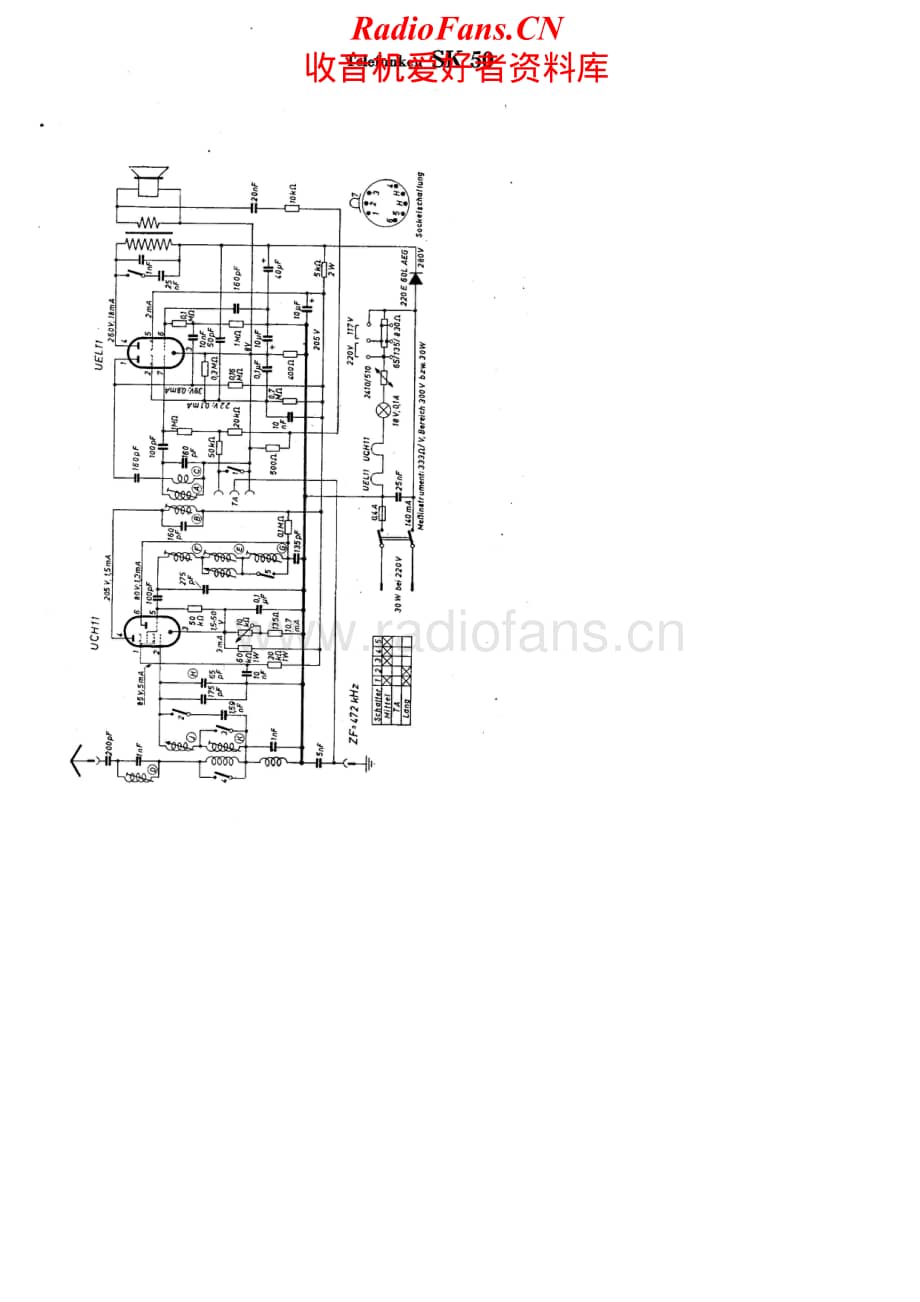 Telefunken-SK-50-Schematic电路原理图.pdf_第1页