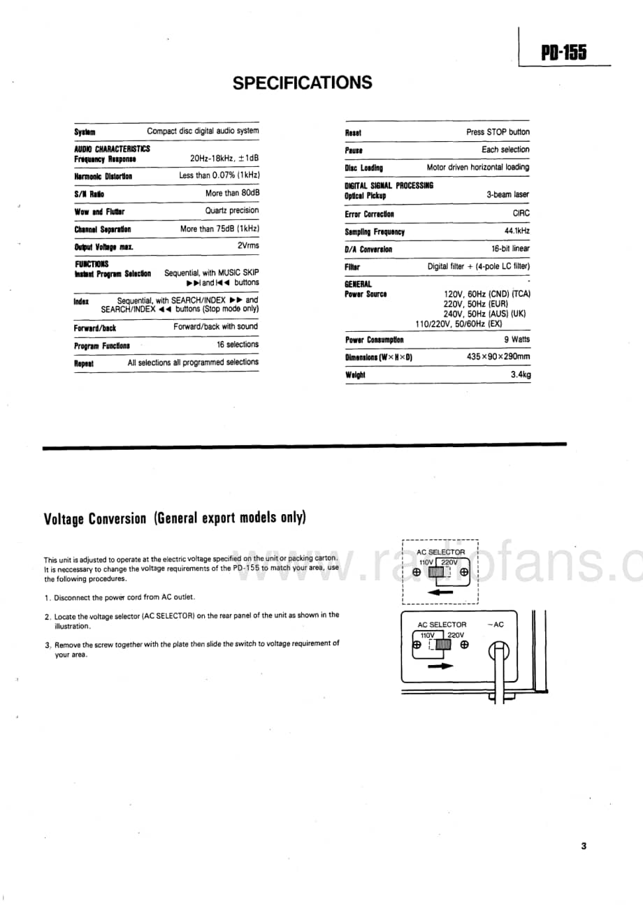 Teac-PD-155-Service-Manual电路原理图.pdf_第3页