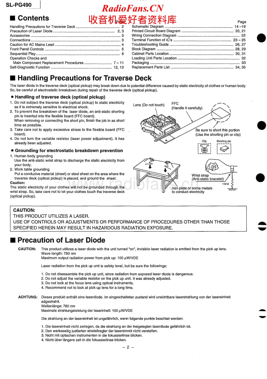 Technics-SLPG-490-Service-Manual电路原理图.pdf_第2页